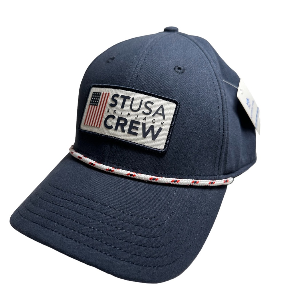 SOUTHERN TIDE ST USA BASEBALL CAP.NAVY.NWT
